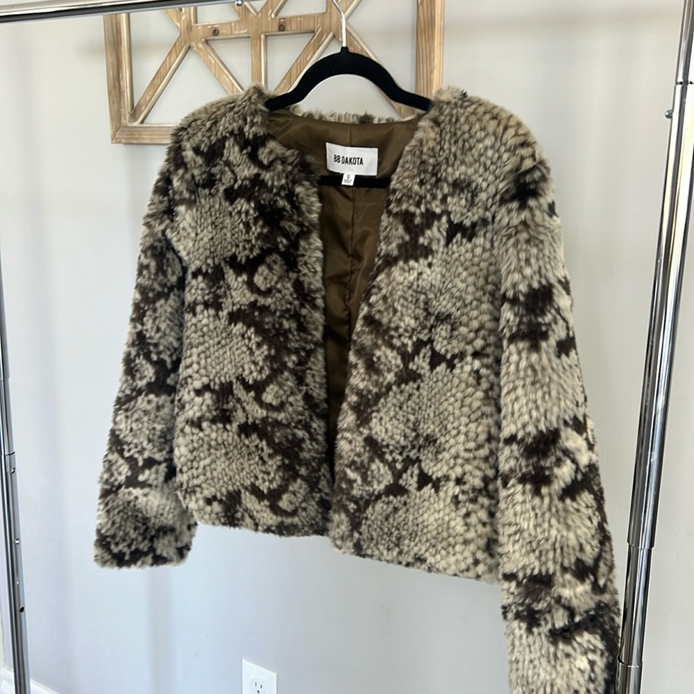 BB Dakota faux fur jacket